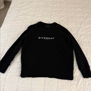 Givenchy Black Crewneck Sweatshirt